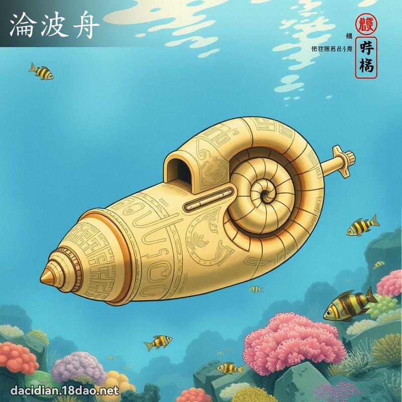 沦波舟 - 国语大辞典配图