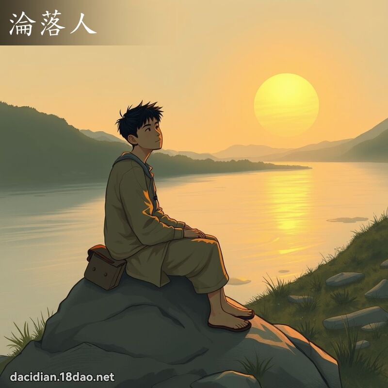 沦落人 - 国语大辞典配图