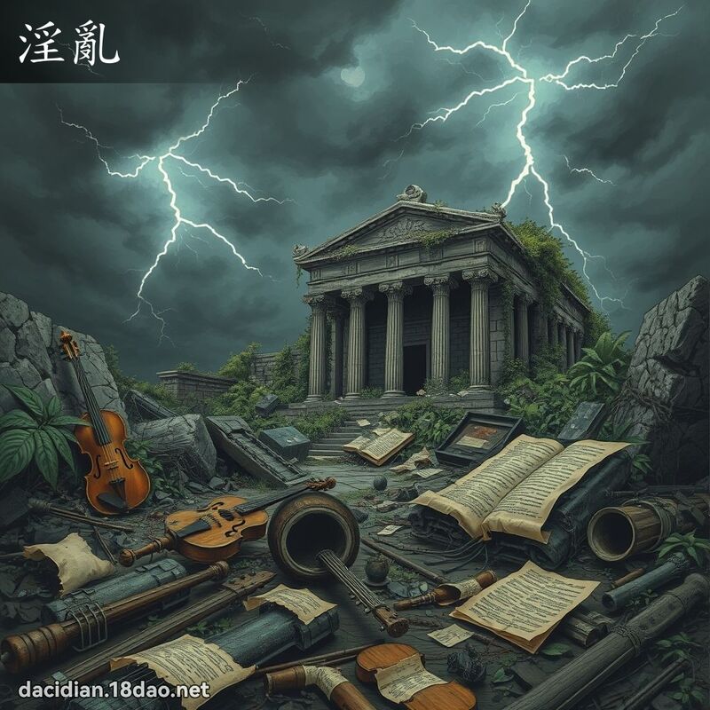 淫亂 - 國語大辭典配圖