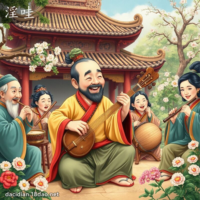 淫哇 - 國語大辭典配圖