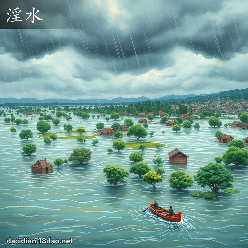 淫水 - 國語大辭典配圖