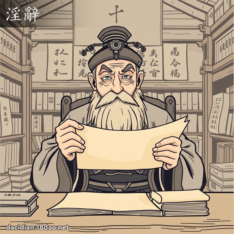 淫辭 - 國語大辭典配圖