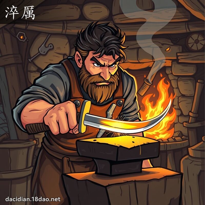 淬厉 - 国语大辞典配图