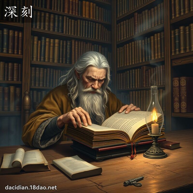 深刻 - 国语大辞典配图