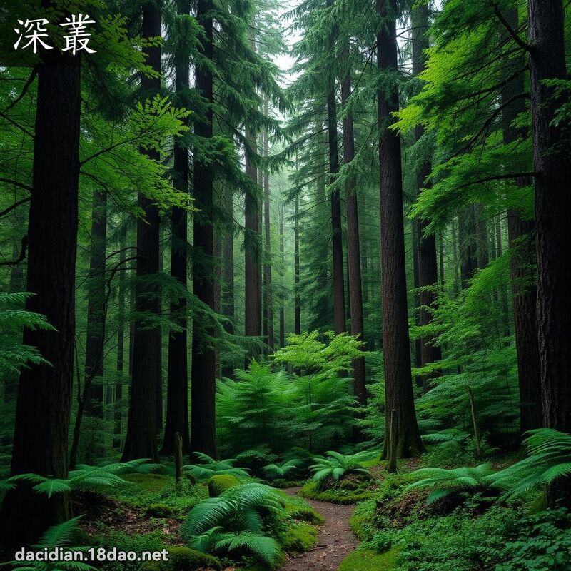深叢 - 國語大辭典配圖