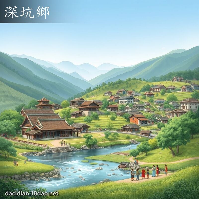 深坑鄉 - 國語大辭典配圖