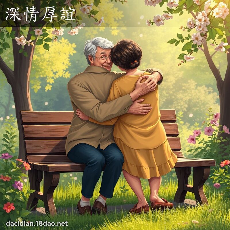 深情厚谊 - 国语大辞典配图