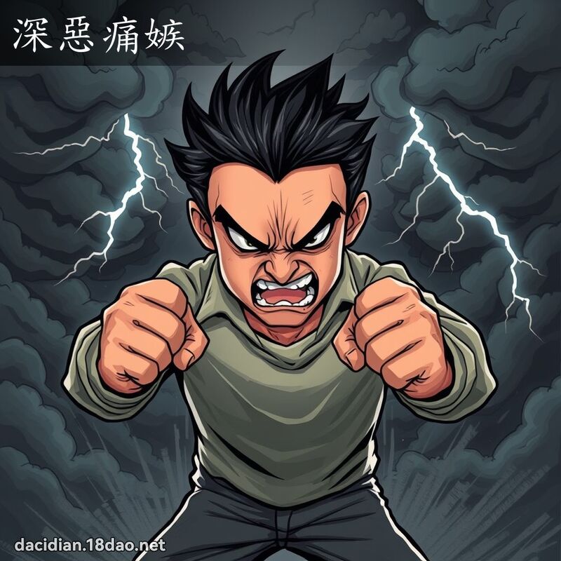 深惡痛嫉 - 國語大辭典配圖