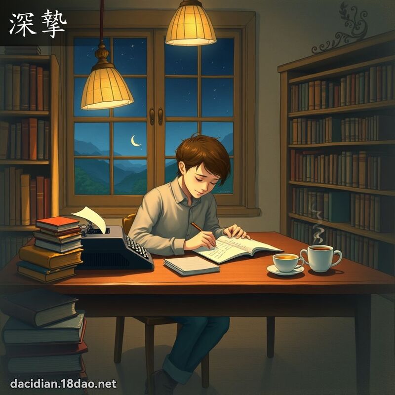 深摯 - 國語大辭典配圖