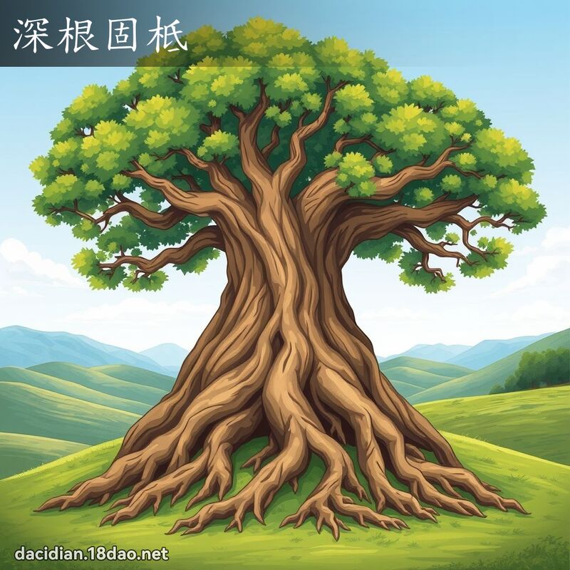 深根固柢 - 國語大辭典配圖