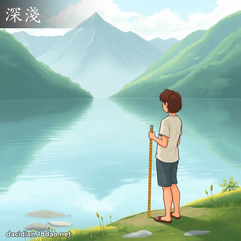 深淺 - 國語大辭典配圖