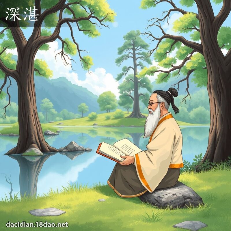深湛 - 國語大辭典配圖