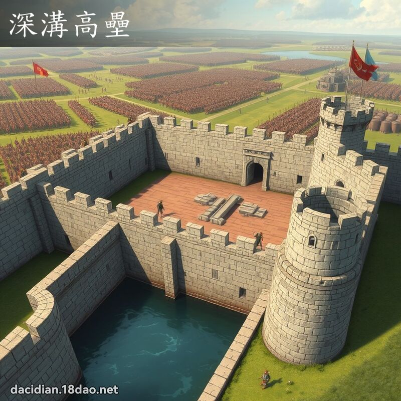 深沟高垒 - 国语大辞典配图
