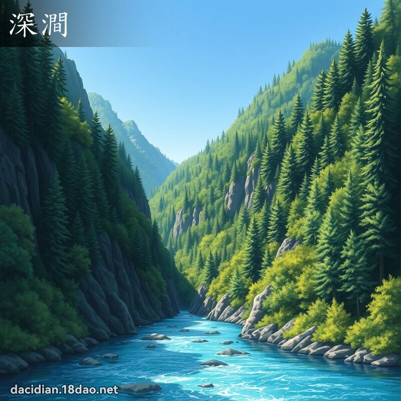 深涧 - 国语大辞典配图