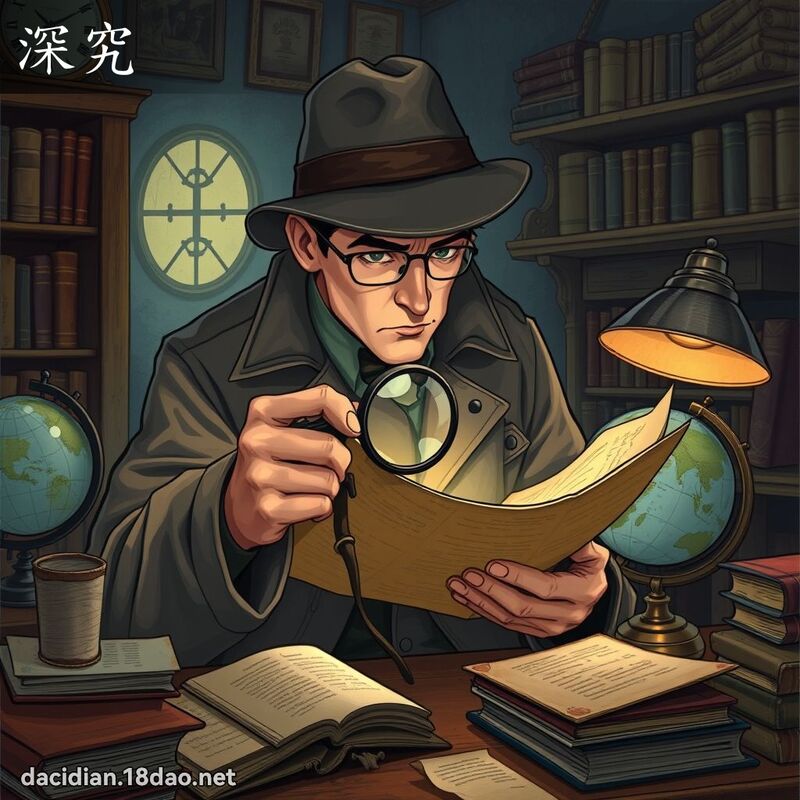 深究 - 国语大辞典配图