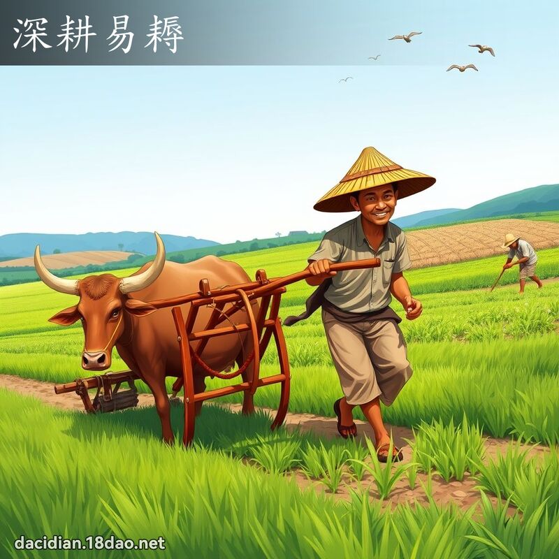 深耕易耨 - 國語大辭典配圖