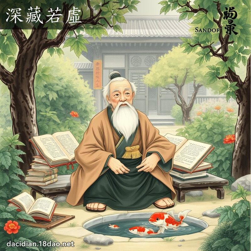 深藏若虛 - 國語大辭典配圖