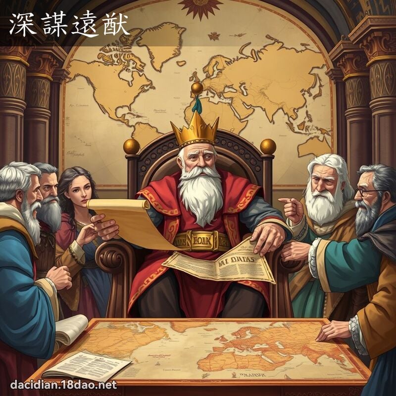 深謀遠猷 - 國語大辭典配圖