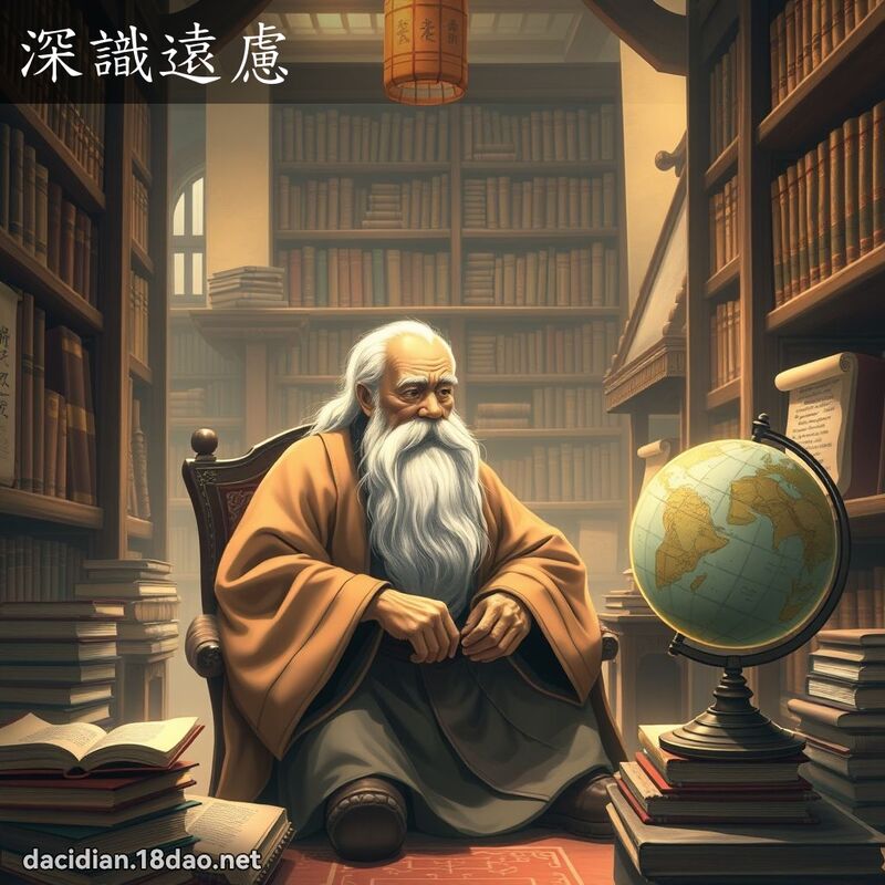 深识远虑 - 国语大辞典配图