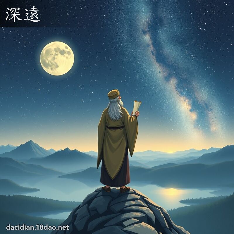 深远 - 国语大辞典配图