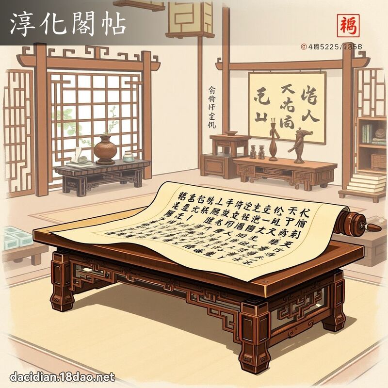 淳化阁帖 - 国语大辞典配图