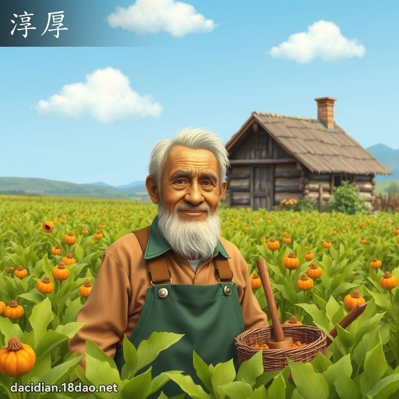 淳厚 - 国语大辞典配图
