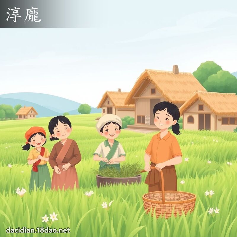 淳庞 - 国语大辞典配图