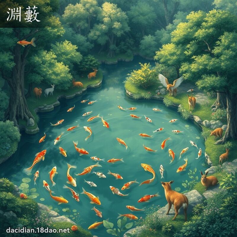 淵藪 - 國語大辭典配圖