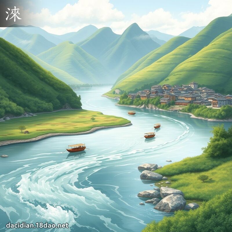 淶 - 國語大辭典配圖