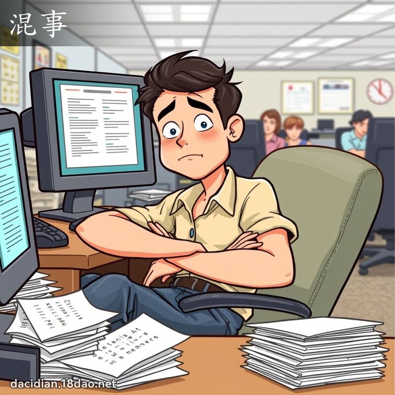 混事 - 國語大辭典配圖