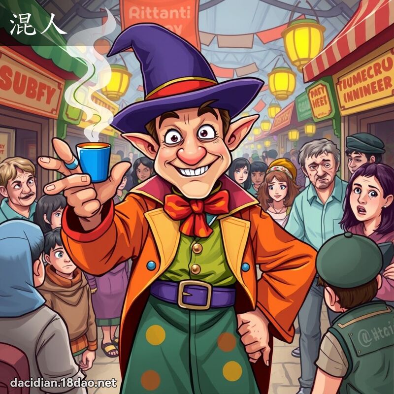 混人 - 國語大辭典配圖