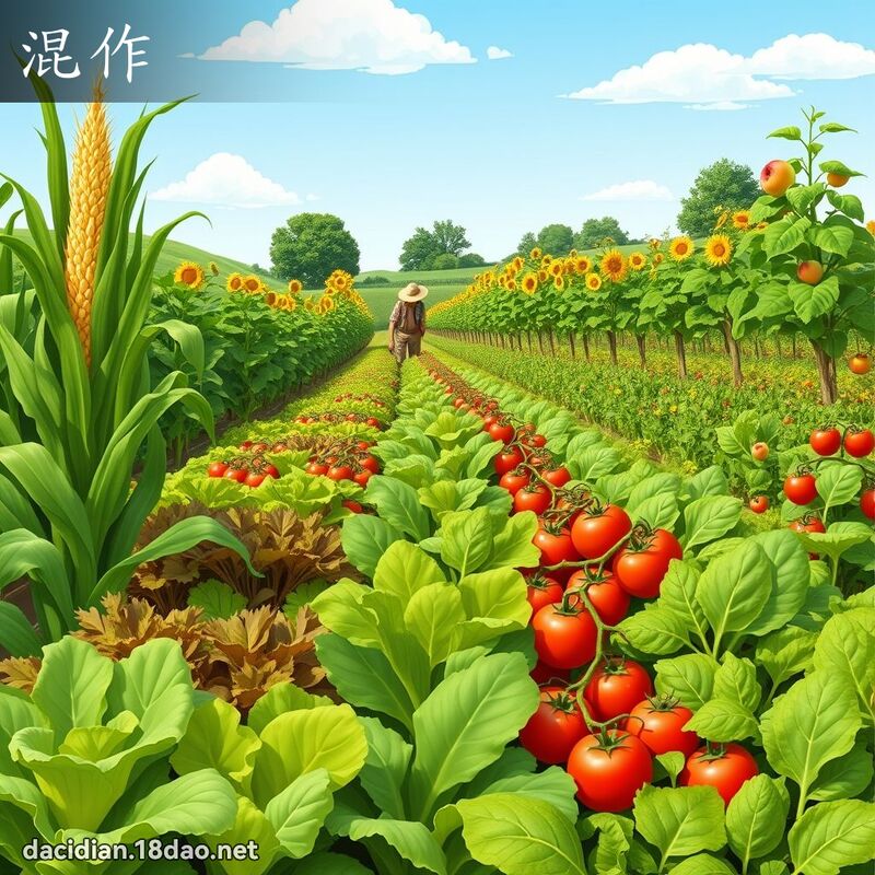 混作 - 國語大辭典配圖