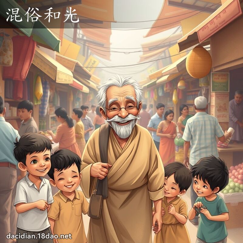混俗和光 - 國語大辭典配圖
