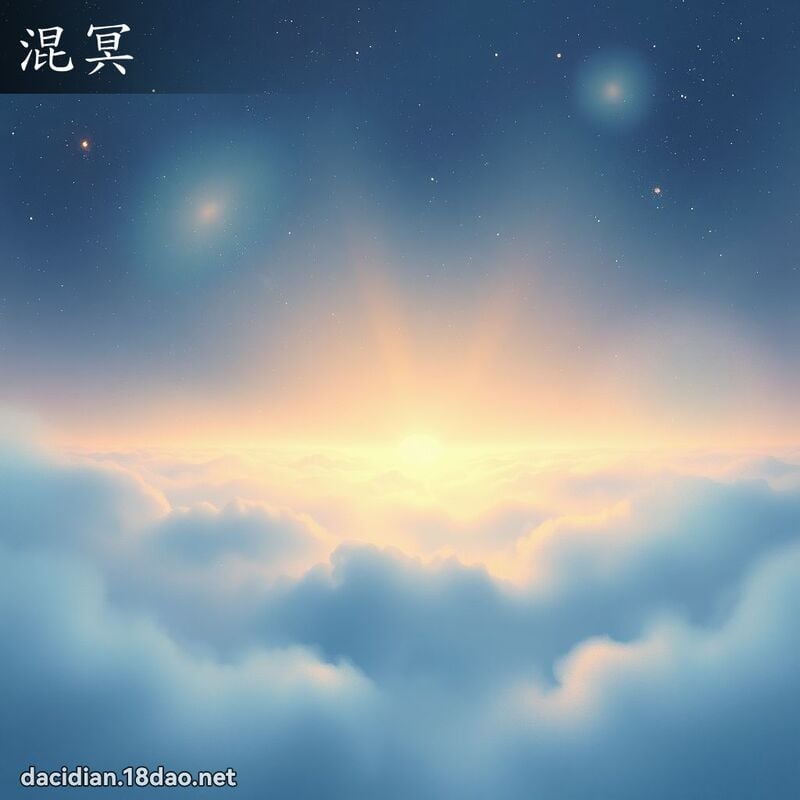 混冥 - 國語大辭典配圖