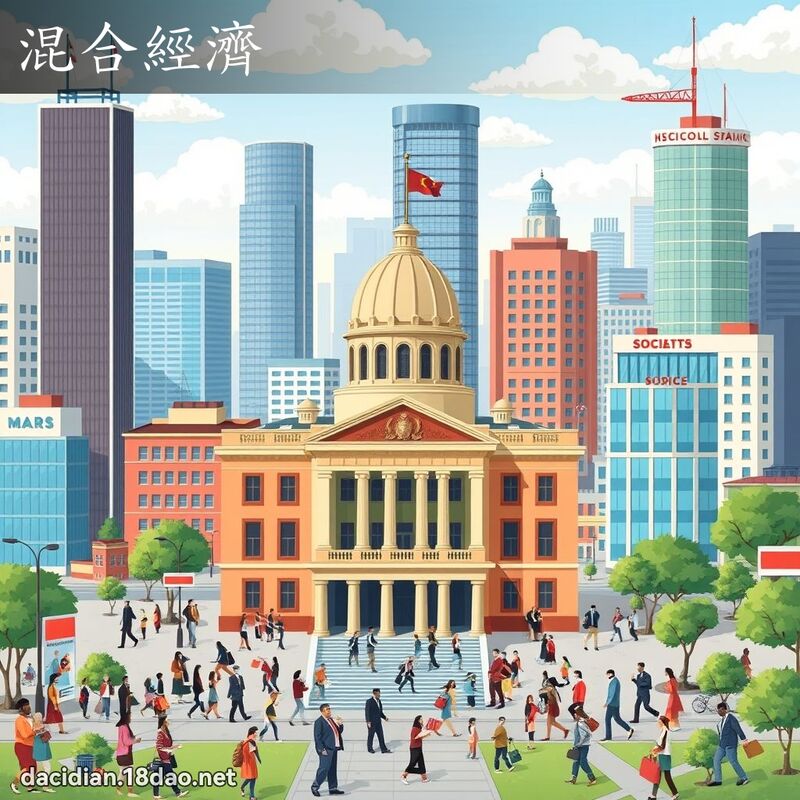 混合經濟 - 國語大辭典配圖
