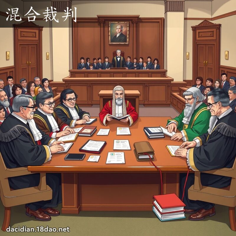 混合裁判 - 国语大辞典配图
