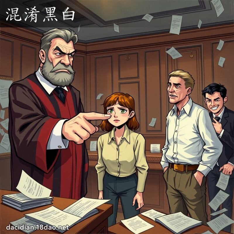 混淆黑白 - 國語大辭典配圖