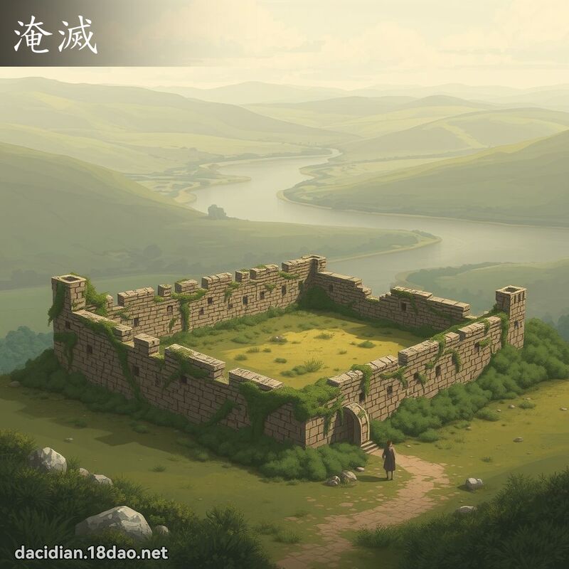 淹灭 - 国语大辞典配图