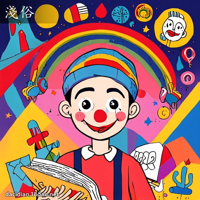 浅俗 - 国语大辞典配图