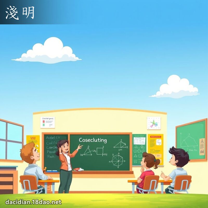 淺明 - 國語大辭典配圖