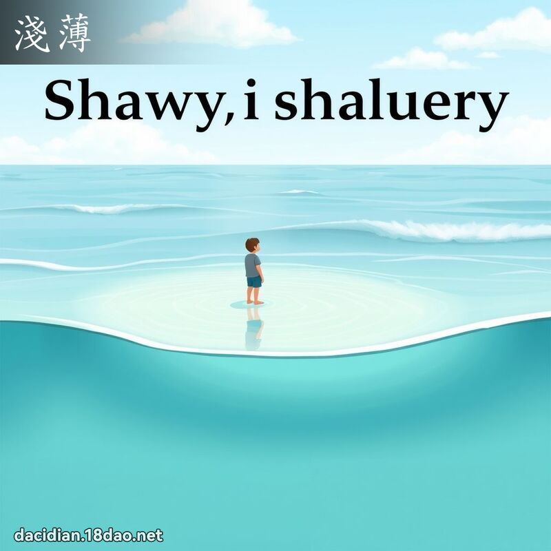 浅薄 - 国语大辞典配图