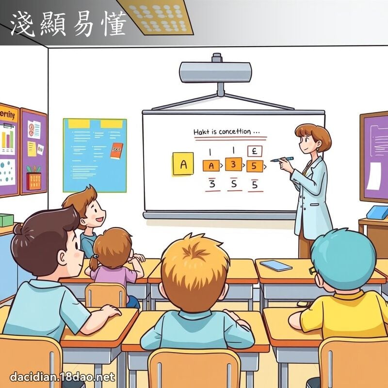 浅显易懂 - 国语大辞典配图