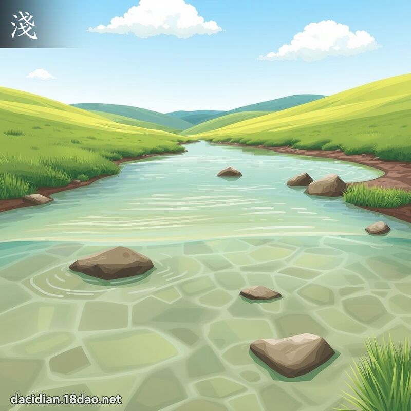 汉字: 浅 (多音字)
