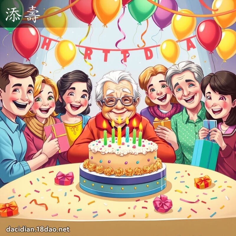 添壽 - 國語大辭典配圖