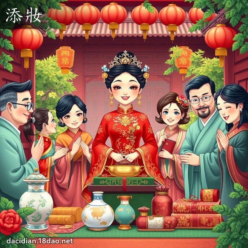 添妝 - 國語大辭典配圖