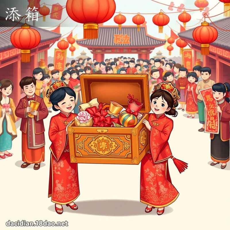添箱 - 國語大辭典配圖