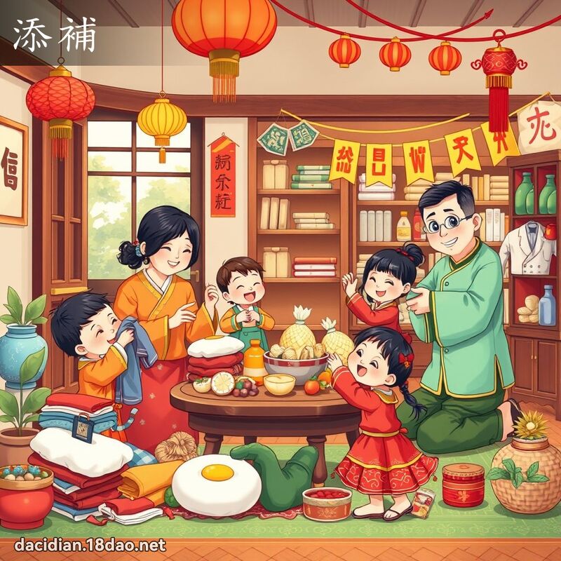 添补 - 国语大辞典配图