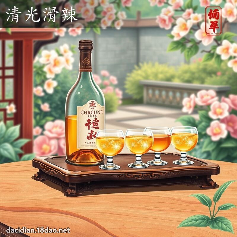 清光滑辣 - 國語大辭典配圖