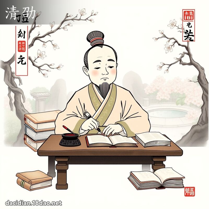 清劭 - 國語大辭典配圖