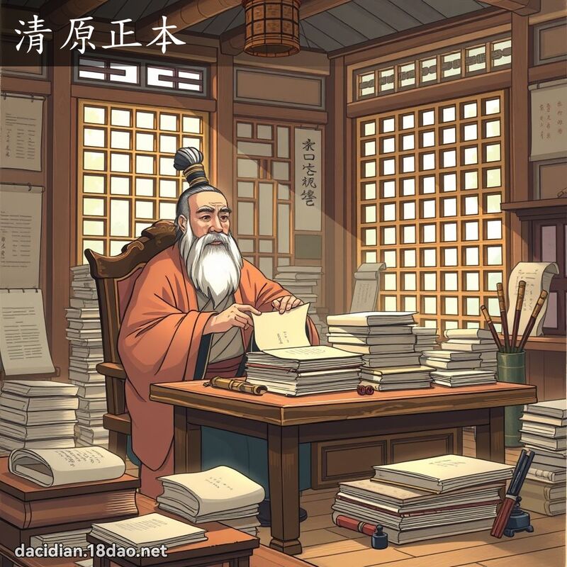 清原正本 - 国语大辞典配图
